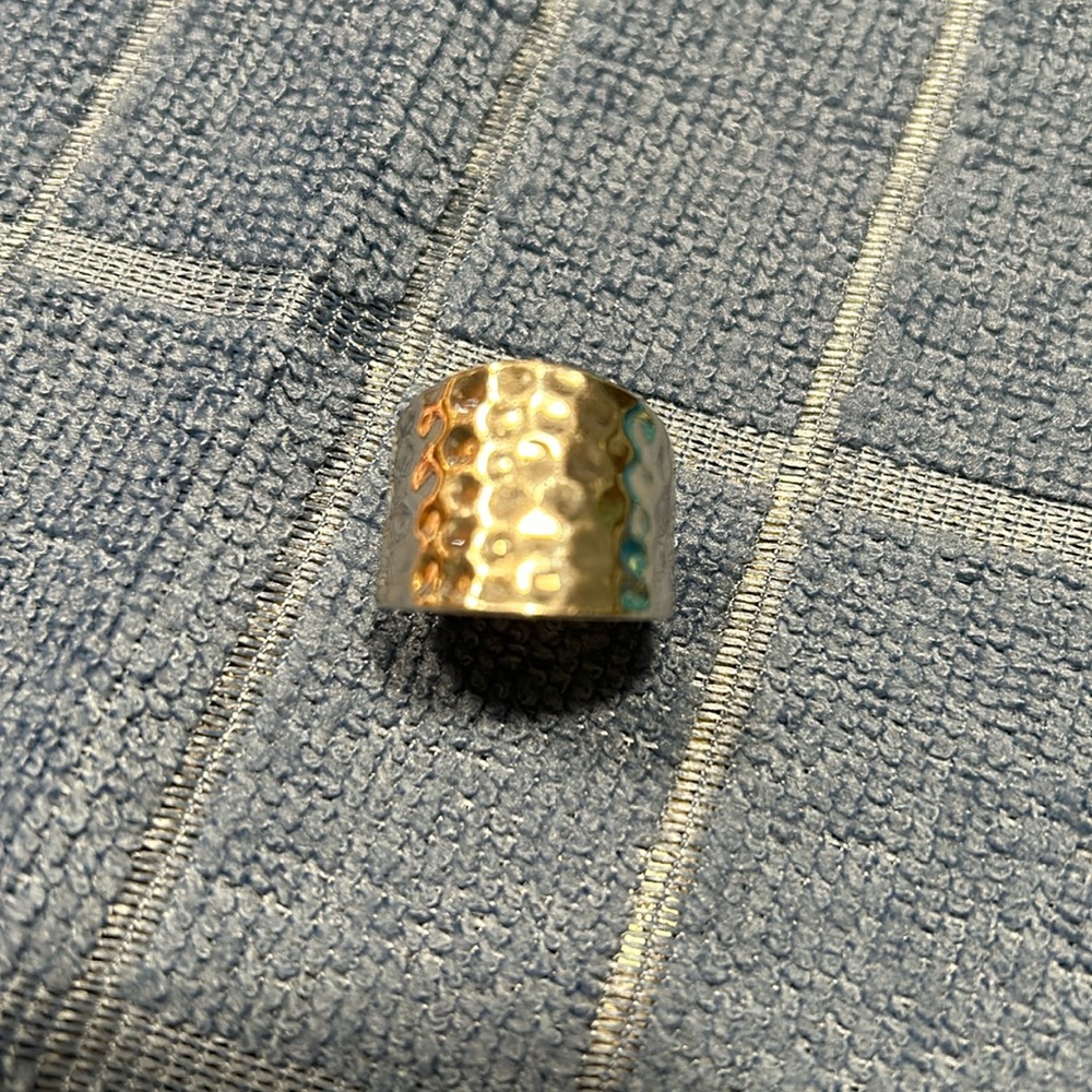Hammered look Fashion Ring